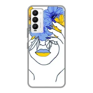 Чохол на Tecno Camon 18 / Camon 18P (Український дизайн) (Українка на всю голову)