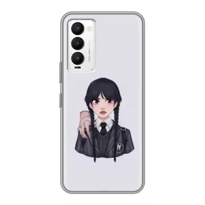Чохол з картинкою Венсдей на Tecno Camon 18 / Camon 18P (Річ Венсдей)
