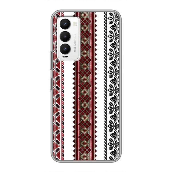 Чехол с рисунком «Вышиваночки» для TECNO Camon 18 / Camon 18P Чехол с рисунком «Вышиваночки» для TECNO Camon 18 / Camon 18P