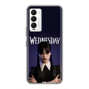 Чохол з картинкою Венсдей на Tecno Camon 18 / Camon 18P (Wednesdey)