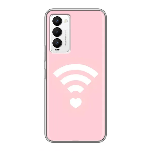 Чохол з малюнком «WiFi Love» для TECNO Camon 18 / Camon 18P Чохол з малюнком «WiFi Love» для TECNO Camon 18 / Camon 18P