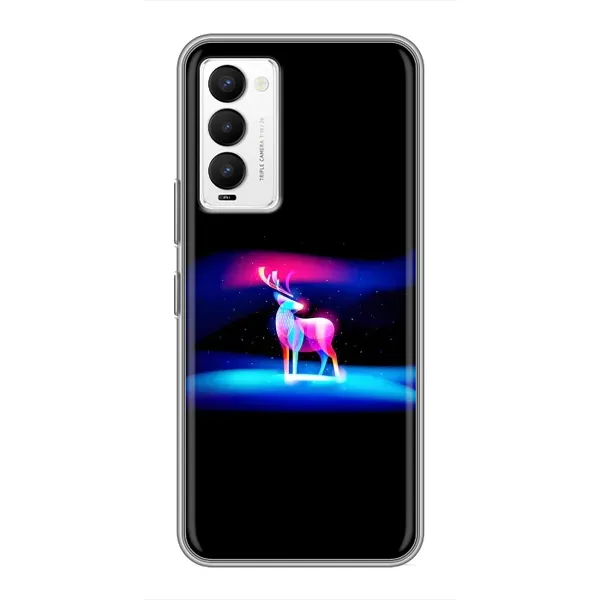 Чехол с рисунком «Яркий олень» для TECNO Camon 18 / Camon 18P Чехол с рисунком «Яркий олень» для TECNO Camon 18 / Camon 18P
