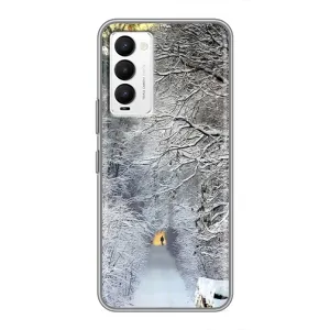 Чохли на Новий Рік Tecno Camon 18 / Camon 18P (Хурделиця)