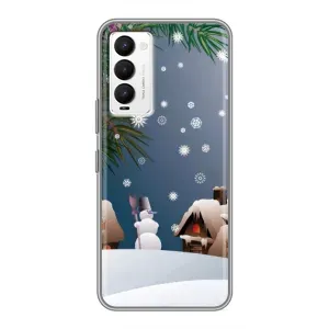 Чохли на Новий Рік Tecno Camon 18 / Camon 18P (Зима)
