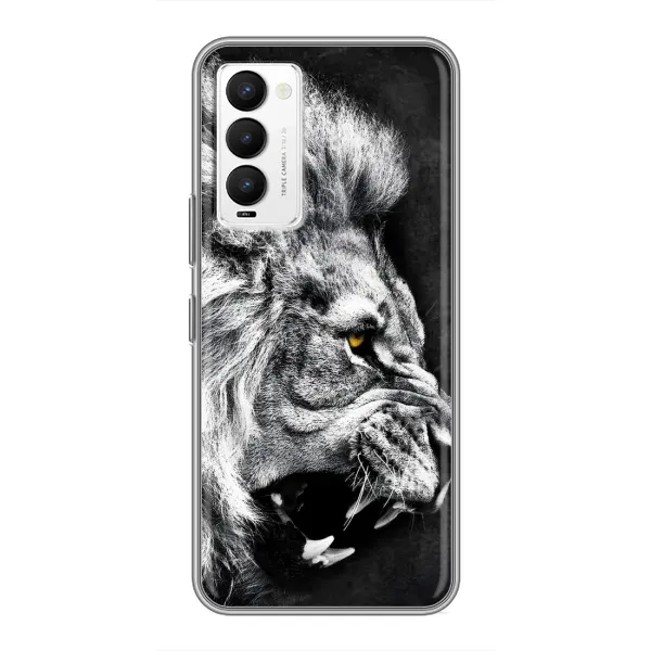 Чехол с рисунком «Злой ЛЕВ» для TECNO Camon 18 / Camon 18P Чехол с рисунком «Злой ЛЕВ» для TECNO Camon 18 / Camon 18P