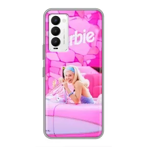 Силиконовый Чехол Барби Фильм на Tecno Camon 18 / Camon 18P (Зставка)