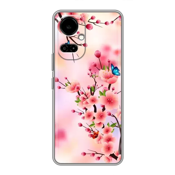 Чехол с рисунком «Бабочки на сакуре» для TECNO Camon 19 (CI6n) / 19 Pro (CI8n) Чехол с рисунком «Бабочки на сакуре» для TECNO Camon 19 (CI6n) / 19 Pro (CI8n)