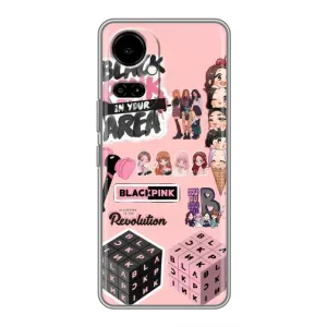 Чехлы с картинкой для TECNO Camon 19 (CI6n) / 19 Pro (CI8n) (BLACK PINK коллаж)