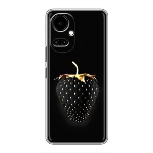 Чехол с изображением вкусной еды для TECNO Camon 19 (CI6n) / 19 Pro (CI8n) (Чёрная клубника)