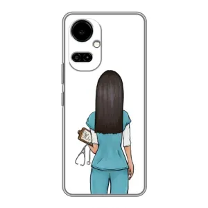 Силиконовый бампер (Работники) на TECNO Camon 19 (CI6n) / 19 Pro (CI8n) (Доктор)
