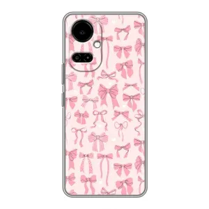 Чехол банты для TECNO Camon 19 (CI6n) / 19 Pro (CI8n) (Фон бантики)