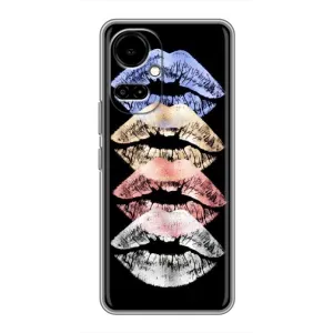 Чехол Стильные девушки на TECNO Camon 19 (CI6n) / 19 Pro (CI8n) (Губы)