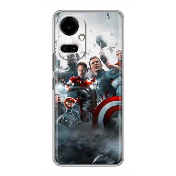 Чехол с рисунком «Команда марвел» для TECNO Camon 19 (CI6n) / 19 Pro (CI8n)