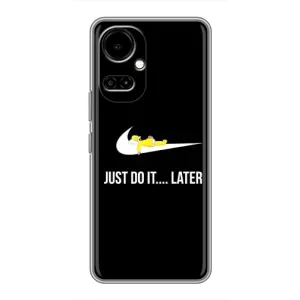 Силиконовый Чехол на TECNO Camon 19 (CI6n) / 19 Pro (CI8n) с картинкой Nike (Later)