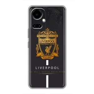 Силиконовые Чехлы принт Футбол на TECNO Camon 19 (CI6n) / 19 Pro (CI8n) (Liverpool)