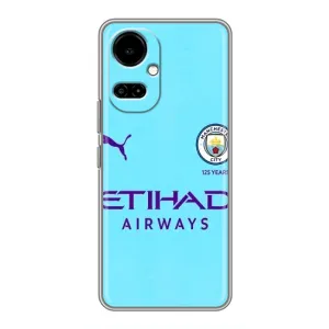 Силиконовые Чехлы принт Футбол на TECNO Camon 19 (CI6n) / 19 Pro (CI8n) (Man City)