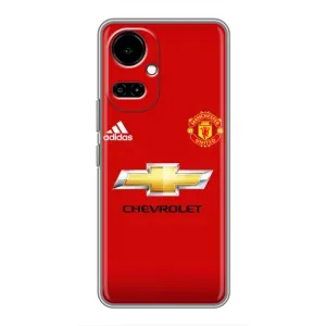 Силиконовые Чехлы принт Футбол на TECNO Camon 19 (CI6n) / 19 Pro (CI8n) (Man United)