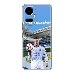 Чехол (TPU) с Футболистом на TECNO Camon 19 (CI6n) / 19 Pro (CI8n) (Mbappe Real)