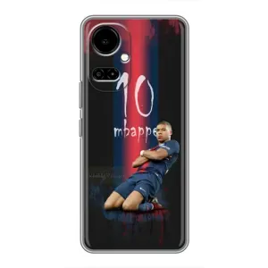 Чехол (TPU) с Футболистом на TECNO Camon 19 (CI6n) / 19 Pro (CI8n) (MBAPPE 10)