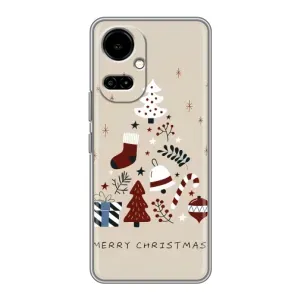 Чехол Санта Клаус для TECNO Camon 19 (CI6n) / 19 Pro (CI8n) (Merry Christmas)