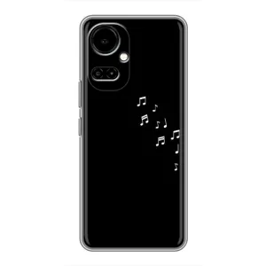 Чохол з картинками на чорному фоні для TECNO Camon 19 (CI6n) / 19 Pro (CI8n) (Ноти)