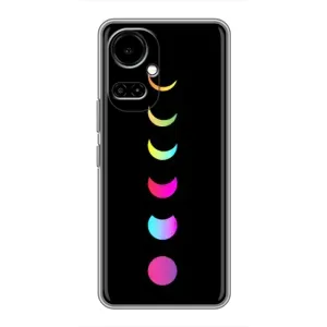 Чехол (ТПУ) с планетами на TECNO Camon 19 (CI6n) / 19 Pro (CI8n) (Полнолуние)