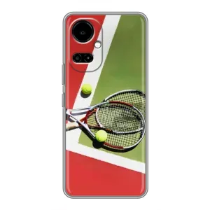 Чехлы с принтом Спортивная тематика для TECNO Camon 19 (CI6n) / 19 Pro (CI8n) (Ракетки теннис)