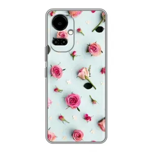 Чохли з принтом Троянд для TECNO Camon 19 (CI6n) / 19 Pro (CI8n) (Різні квіти)