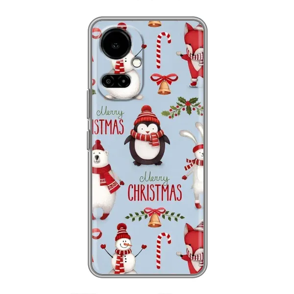 Чехол с рисунком «Рождественский» для TECNO Camon 19 (CI6n) / 19 Pro (CI8n) Чехол с рисунком «Рождественский» для TECNO Camon 19 (CI6n) / 19 Pro (CI8n)