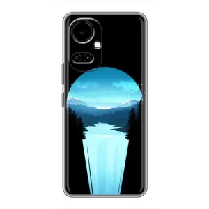 Летний Чехол на TECNO Camon 19 (CI6n) / 19 Pro (CI8n) (Синий Водопад)