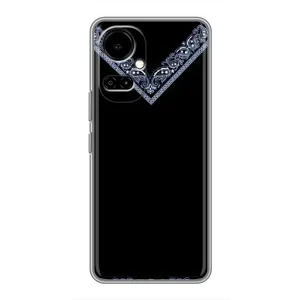 Силиконовый Чехол на TECNO Camon 19 (CI6n) / 19 Pro (CI8n) (Воротник вышиванки)