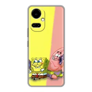 Чехлы с Патриком на TECNO Camon 19 (CI6n) / 19 Pro (CI8n) (Звонок)