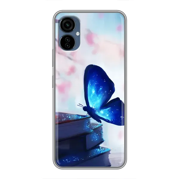 Чехол с рисунком «Бабочка синяя» для TECNO Camon 19 Neo Чехол с рисунком «Бабочка синяя» для TECNO Camon 19 Neo