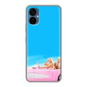 Силиконовый Чехол Барби Фильм на TECNO Camon 19 Neo (Барби и Кен)
