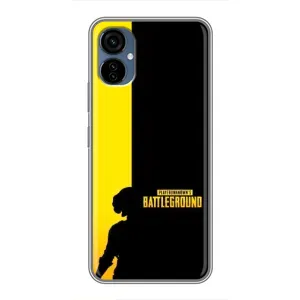 Чохол (TPU) з картинкою "Лого Пабг" на Техно Камон 19 нео (Battlegrounds)