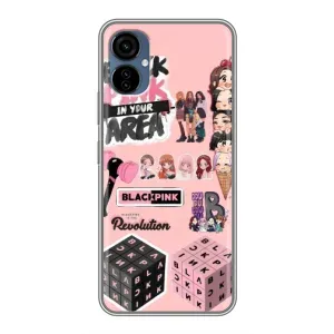 Чохли з картинкою для TECNO Camon 19 Neo (BLACK PINK колаж)