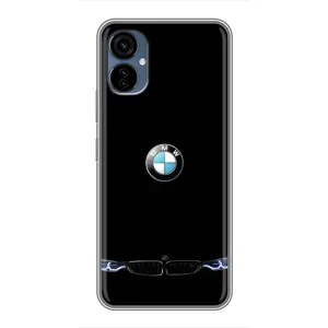 Силиконовый бампер с картинкой машины на TECNO Camon 19 Neo (Черный BMW)