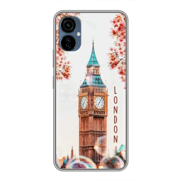Чехол с рисунком «Часы Лондон» для TECNO Camon 19 Neo Чехол с рисунком «Часы Лондон» для TECNO Camon 19 Neo