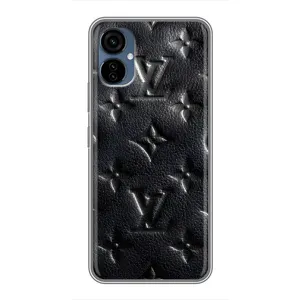 Текстурний Чохол Louis Vuitton для Техно Камон 19 нео (Чорний ЛВ)