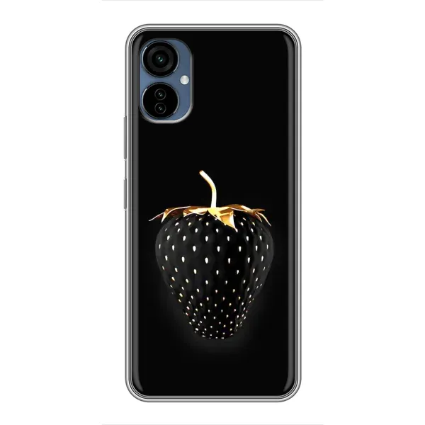 Чехол с рисунком «Чёрная клубника» для TECNO Camon 19 Neo Чехол с рисунком «Чёрная клубника» для TECNO Camon 19 Neo