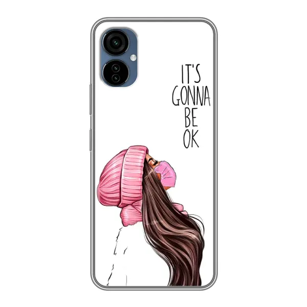 Чехол с рисунком «Девушка в маске» для TECNO Camon 19 Neo Чехол с рисунком «Девушка в маске» для TECNO Camon 19 Neo