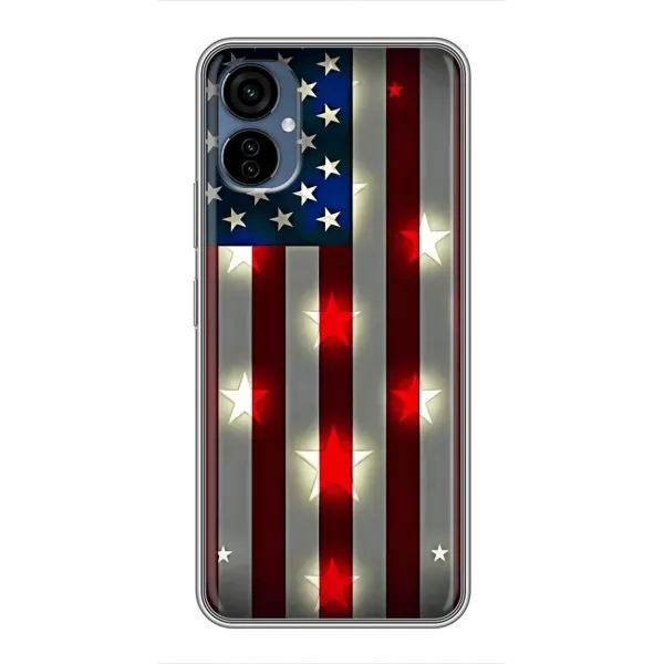 Чехол с рисунком «Флаг США 2» для TECNO Camon 19 Neo Чехол с рисунком «Флаг США 2» для TECNO Camon 19 Neo