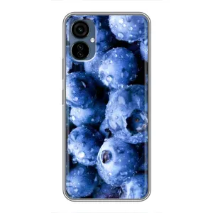 Чехол с изображением вкусной еды для TECNO Camon 19 Neo (Голубика)