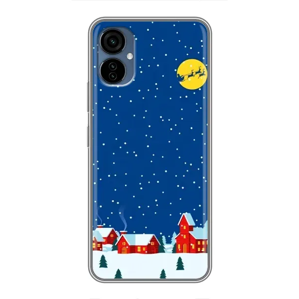 Чехол с рисунком «Город в снегу» для TECNO Camon 19 Neo