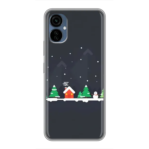 Чехол с рисунком «Город зимний» для TECNO Camon 19 Neo