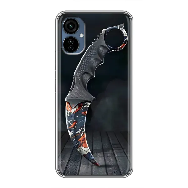 Чехол с рисунком «Кинжал КС ГО» для TECNO Camon 19 Neo Чехол с рисунком «Кинжал КС ГО» для TECNO Camon 19 Neo