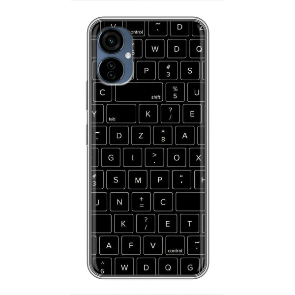 Чехол с рисунком «Клавиатура» для TECNO Camon 19 Neo Чехол с рисунком «Клавиатура» для TECNO Camon 19 Neo