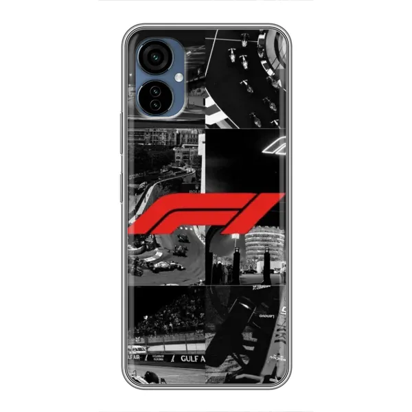 Чехол с рисунком «Коллаж Формула 1» для TECNO Camon 19 Neo Чехол с рисунком «Коллаж Формула 1» для TECNO Camon 19 Neo