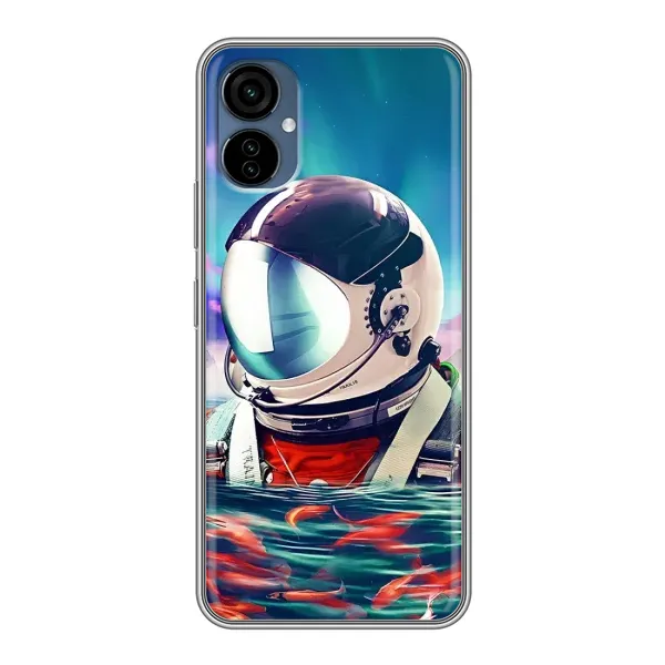 Чехол с рисунком «Космонавт в воде» для TECNO Camon 19 Neo Чехол с рисунком «Космонавт в воде» для TECNO Camon 19 Neo