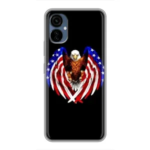 Чохол Прапор USA для TECNO Camon 19 Neo (Крила США)